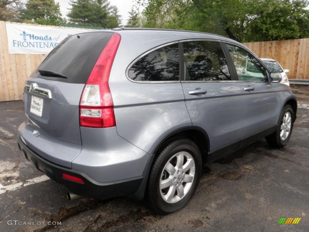 2009 CR-V EX-L - Glacier Blue Metallic / Gray photo #3