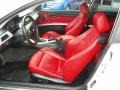 Coral Red/Black Interior Photo for 2008 BMW 3 Series #48593233