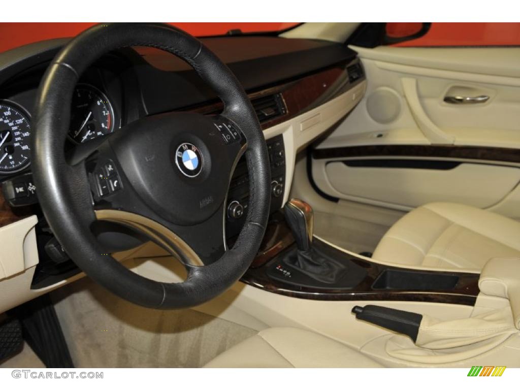 2007 3 Series 328i Coupe - Monaco Blue Metallic / Beige photo #35