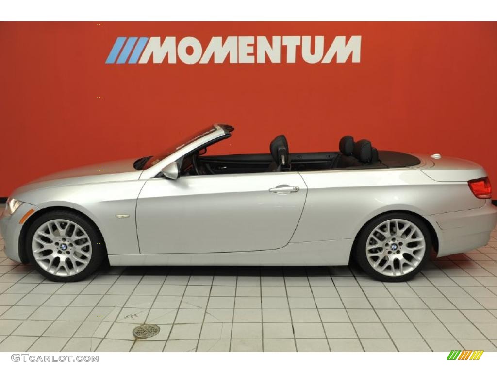 2007 3 Series 328i Convertible - Titanium Silver Metallic / Black photo #19