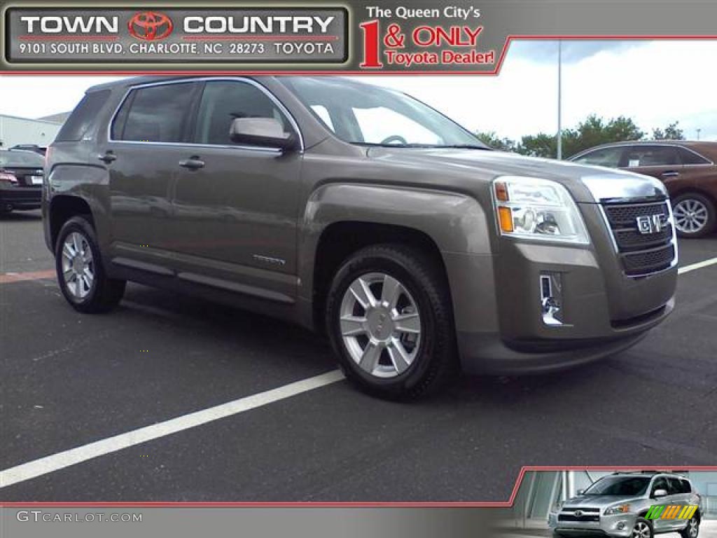 2010 Terrain SLE - Mocha Steel Metallic / Light Titanium photo #1