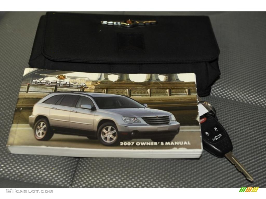 2007 Pacifica AWD - Modern Blue Pearl / Pastel Slate Gray photo #23
