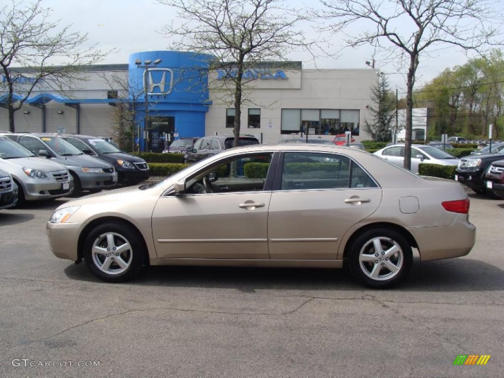 2005 Accord EX-L Sedan - Desert Mist Metallic / Ivory photo #1
