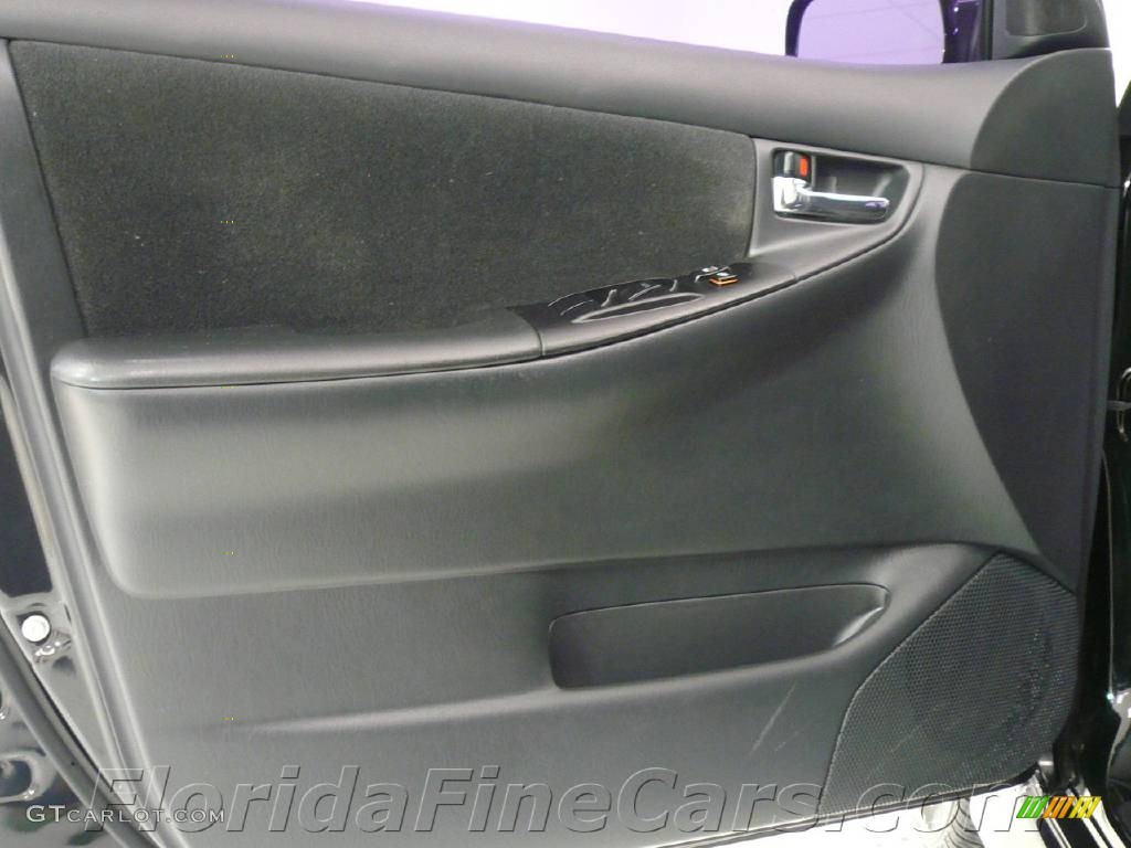 2006 Corolla S - Black Sand Pearl / Dark Charcoal photo #11