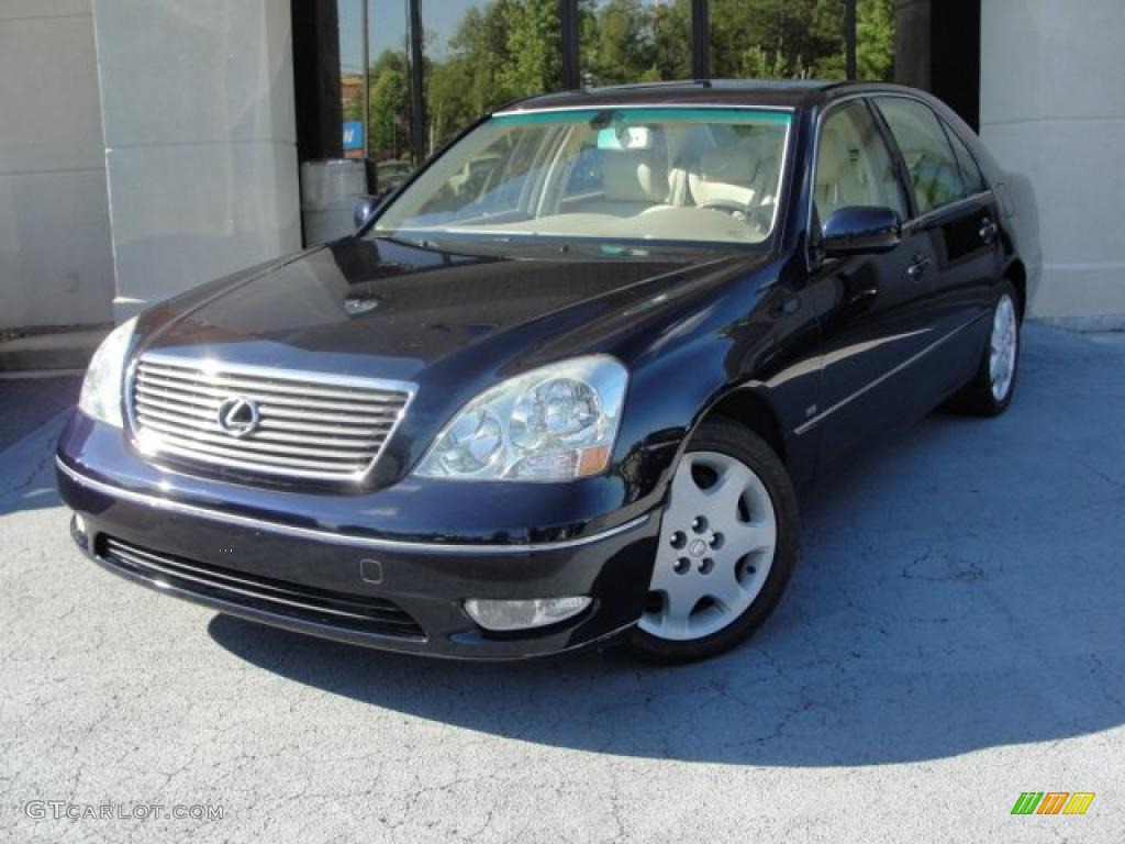 2001 LS 430 - Blue Onyx Pearl / Ivory photo #2