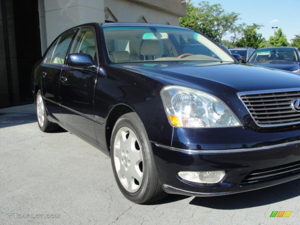 2001 LS 430 - Blue Onyx Pearl / Ivory photo #3