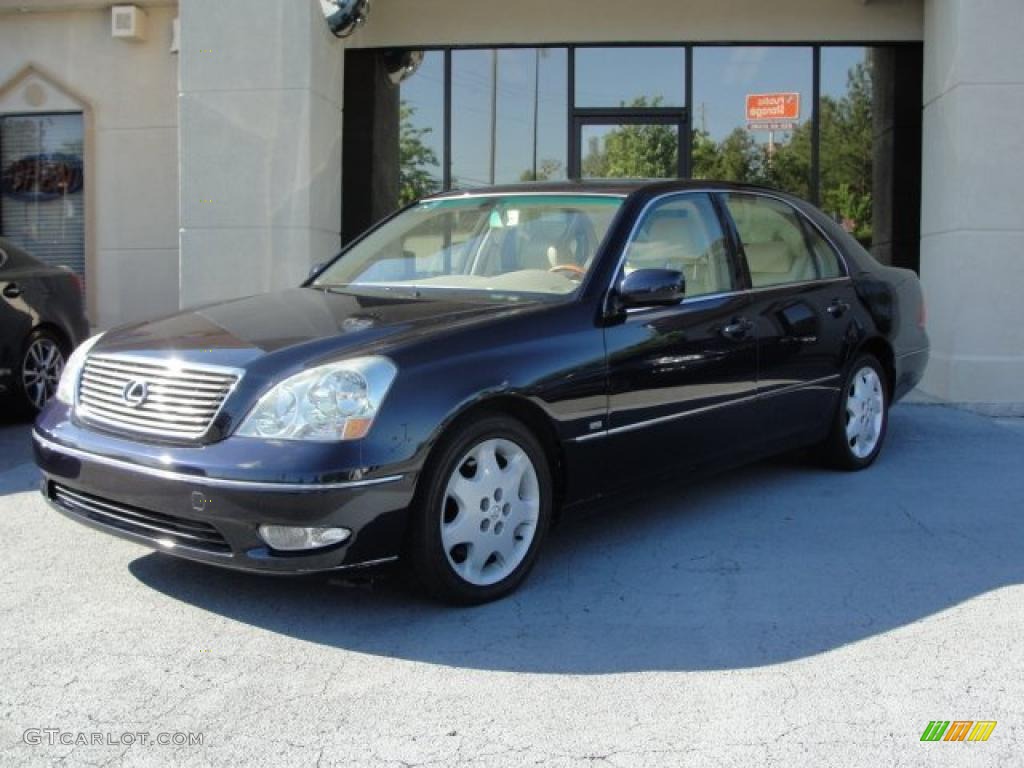 2001 LS 430 - Blue Onyx Pearl / Ivory photo #6