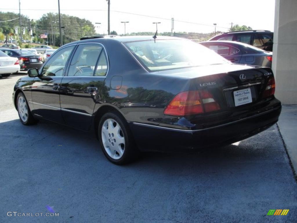 2001 LS 430 - Blue Onyx Pearl / Ivory photo #8