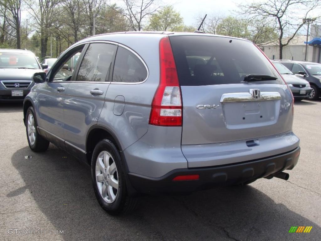 2008 CR-V EX-L 4WD - Glacier Blue Metallic / Gray photo #10