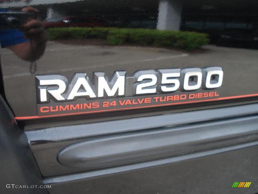 1999 Ram 2500 Laramie Extended Cab 4x4 - Black / Agate photo #24
