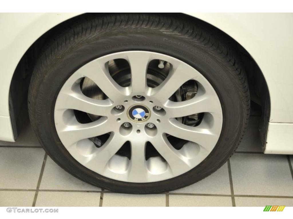 2008 3 Series 335i Sedan - Alpine White / Beige photo #22