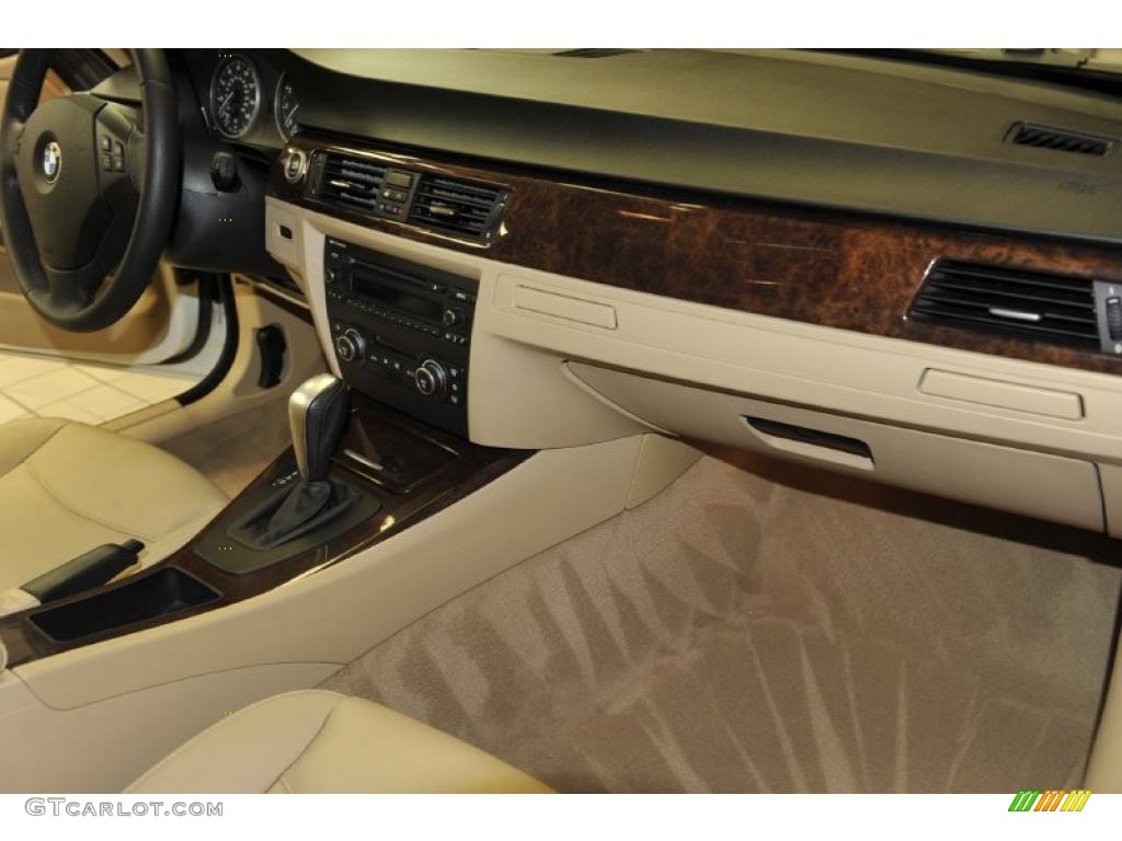 2008 3 Series 335i Sedan - Alpine White / Beige photo #47