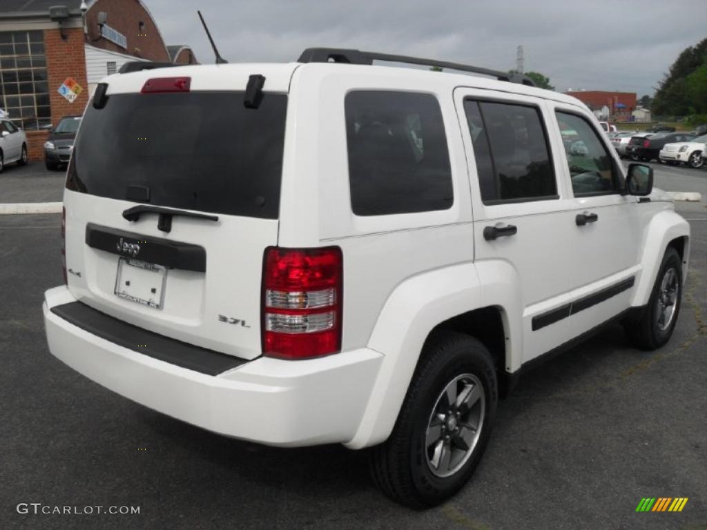 2008 Liberty Sport 4x4 - Stone White / Pastel Slate Gray photo #4