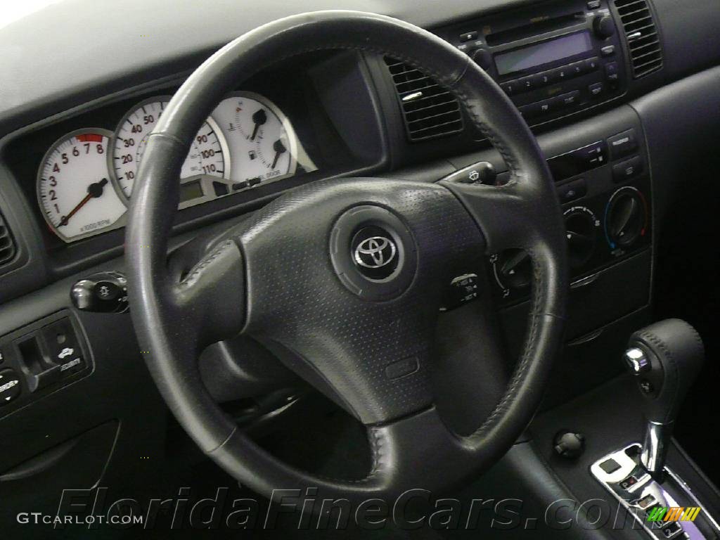 2006 Corolla S - Black Sand Pearl / Dark Charcoal photo #17