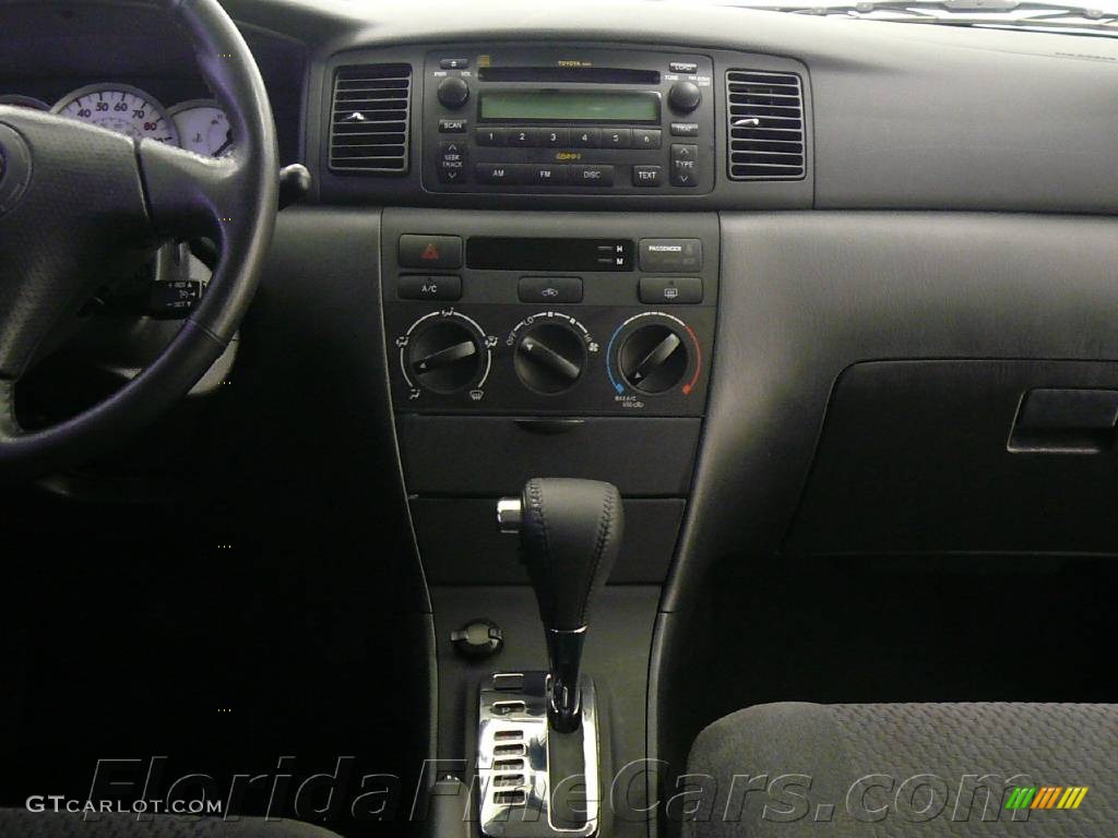 2006 Corolla S - Black Sand Pearl / Dark Charcoal photo #18