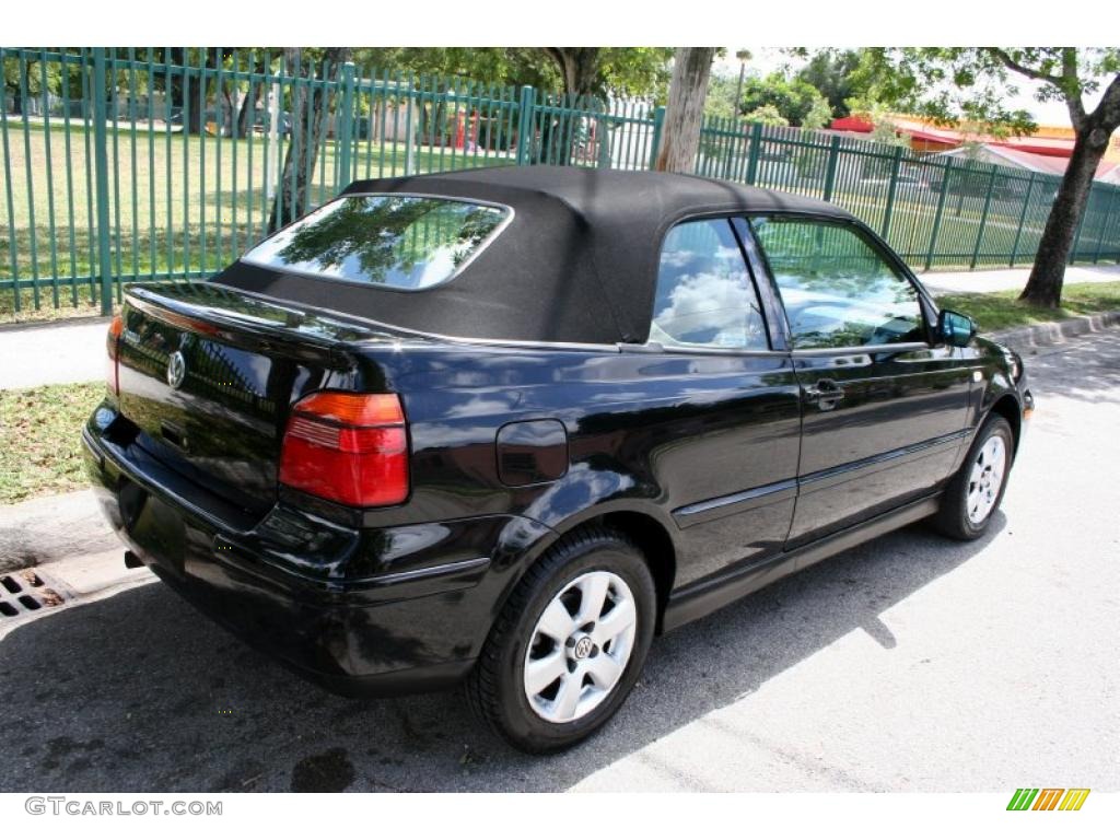 2001 Cabrio GLX - Black / Beige photo #7