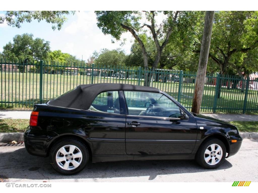 2001 Cabrio GLX - Black / Beige photo #8