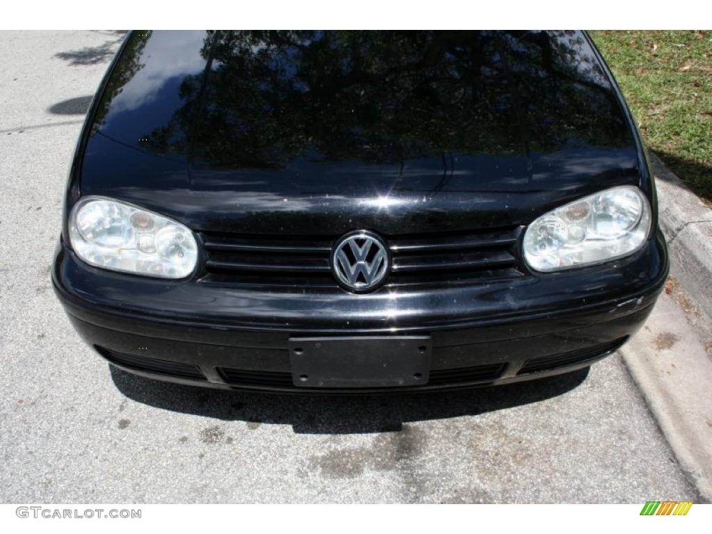 2001 Cabrio GLX - Black / Beige photo #15