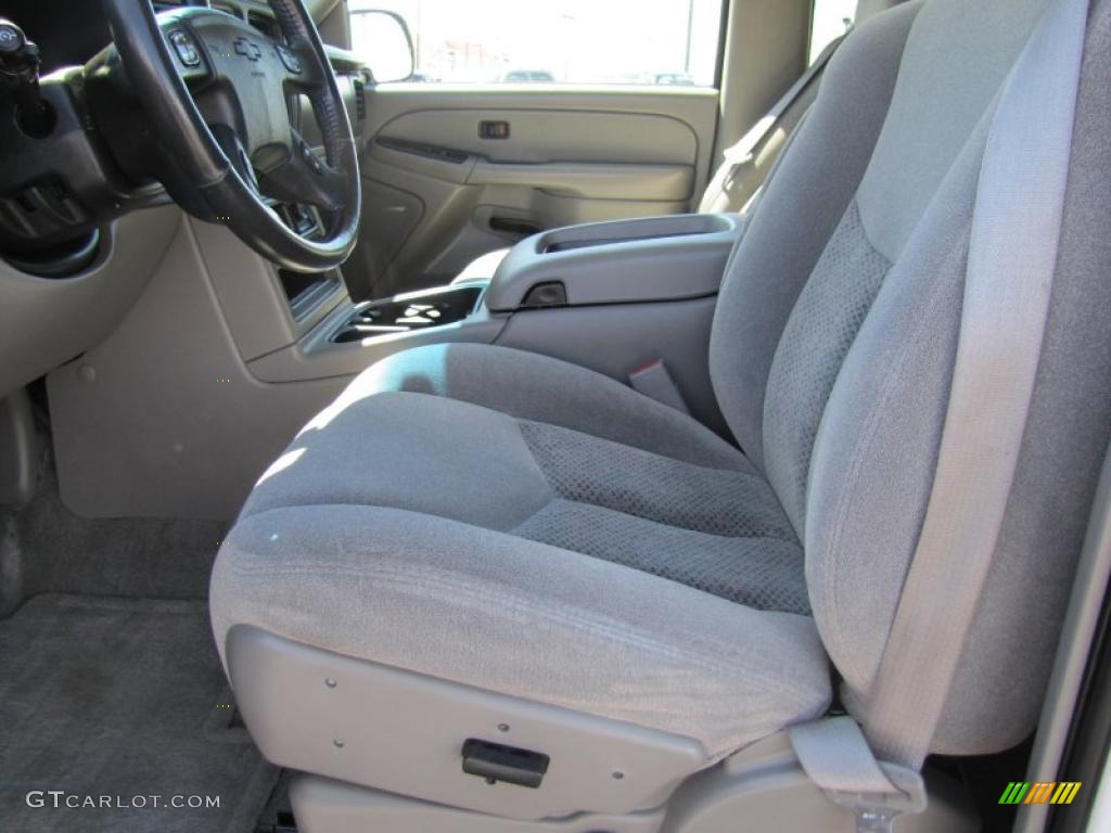 2004 Suburban 1500 LS 4x4 - Summit White / Gray/Dark Charcoal photo #6