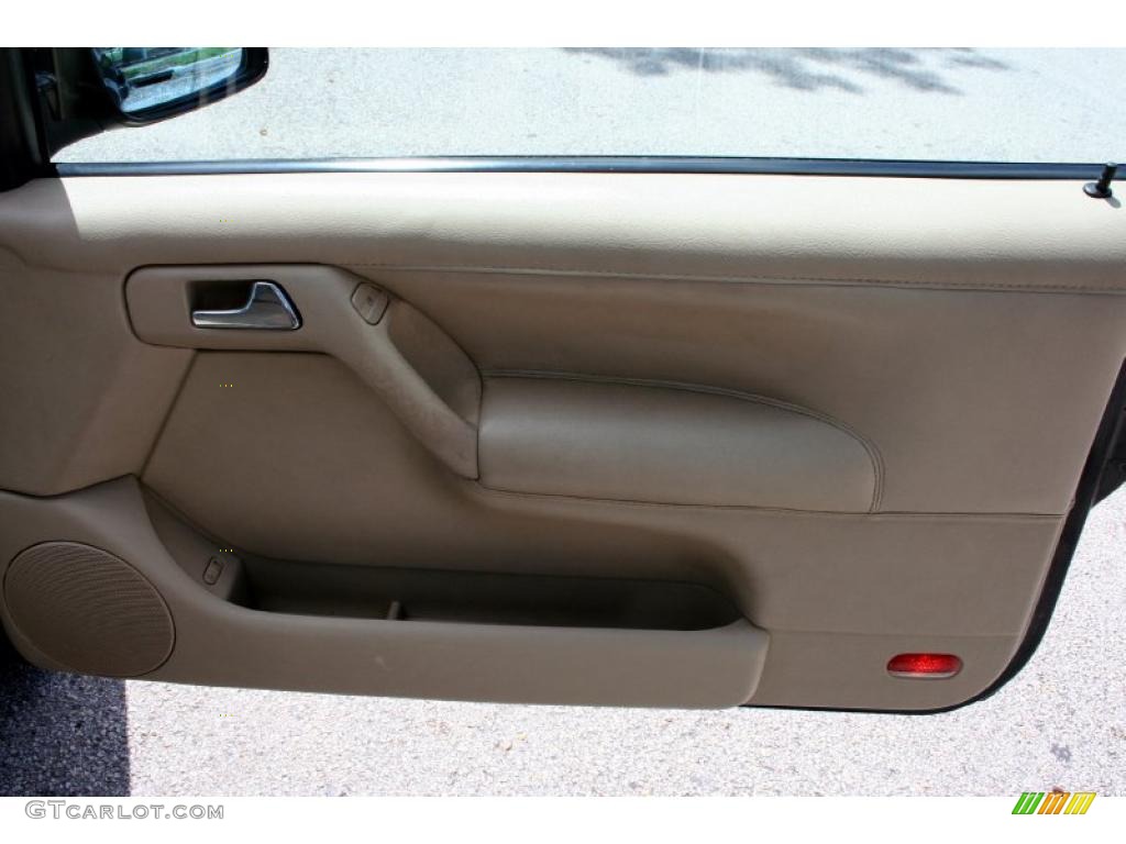 2001 Volkswagen Cabrio GLX Beige Door Panel Photo #48600943