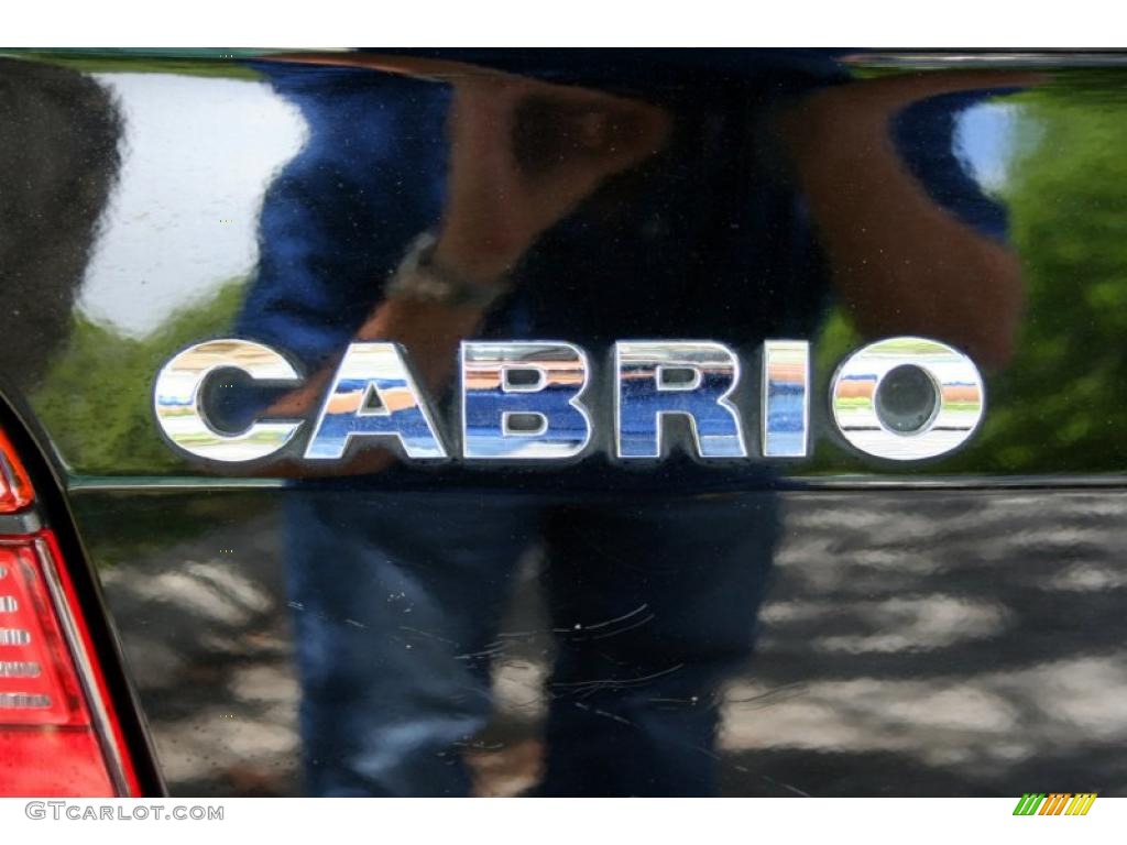 2001 Cabrio GLX - Black / Beige photo #27