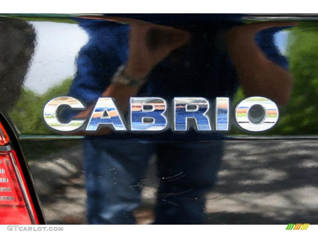 2001 Cabrio GLX - Black / Beige photo #28