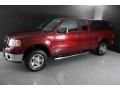 2006 Dark Toreador Red Metallic Ford F150 XLT SuperCab 4x4  photo #3
