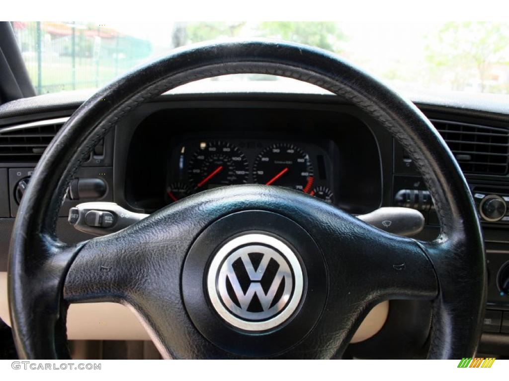 2001 Cabrio GLX - Black / Beige photo #49