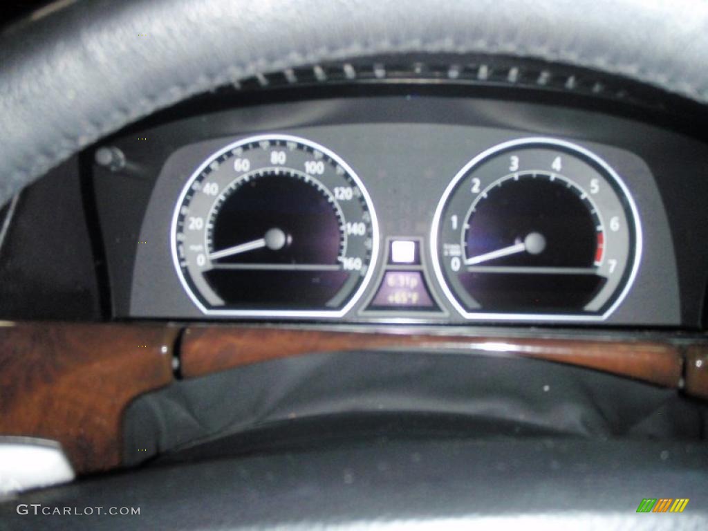 2005 7 Series 745Li Sedan - Titanium Silver Metallic / Black/Black photo #27