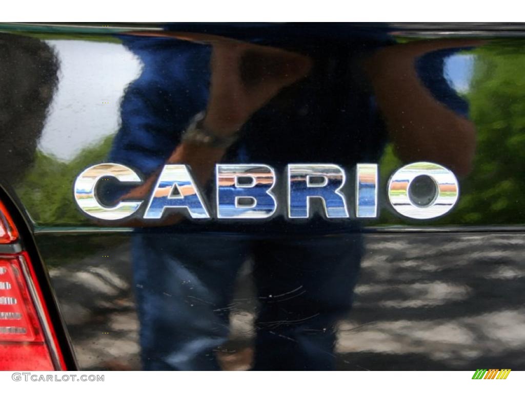 2001 Cabrio GLX - Black / Beige photo #73