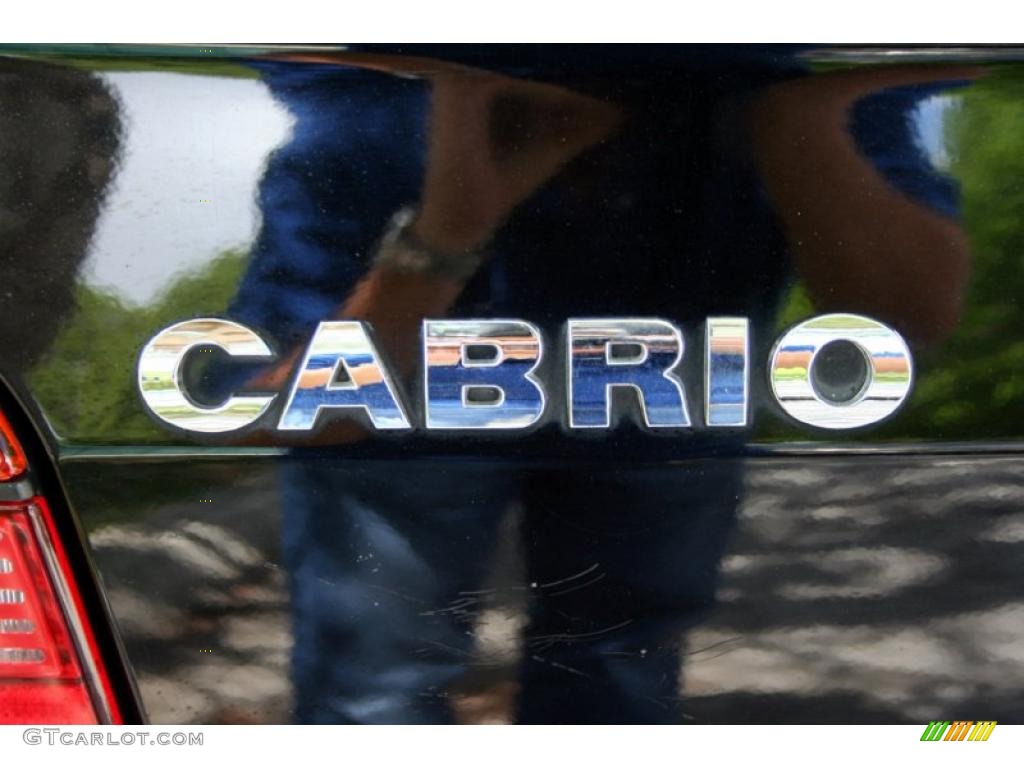 2001 Cabrio GLX - Black / Beige photo #74