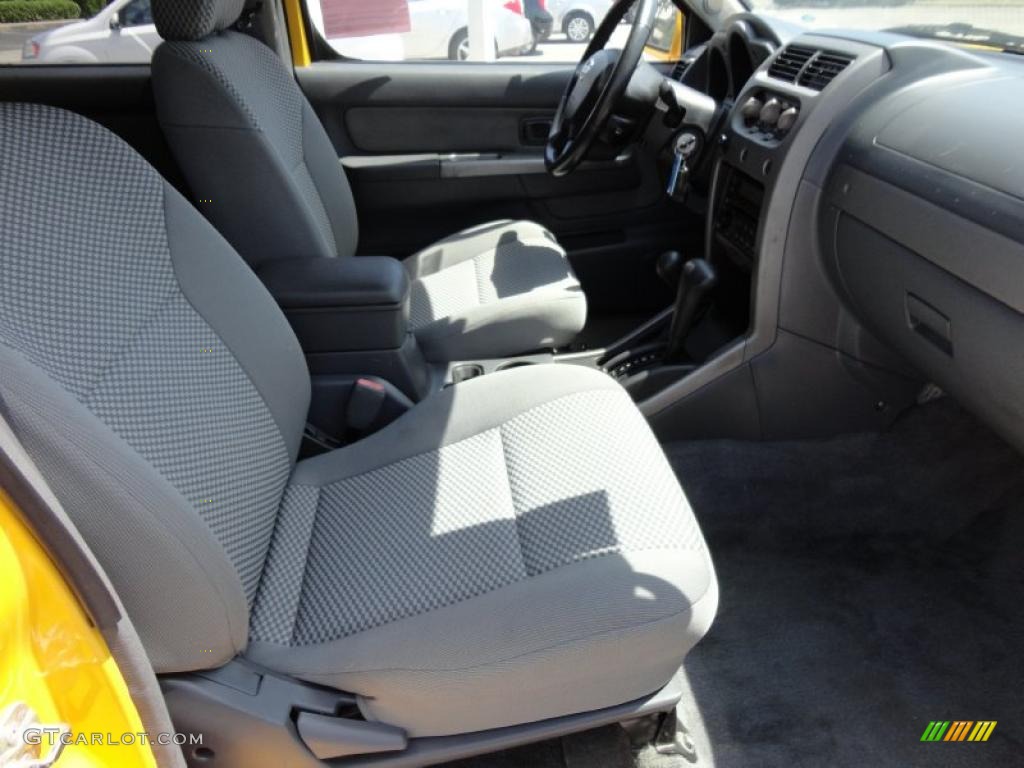 Gray Interior 2002 Nissan Frontier SE Crew Cab 4x4 Photo #48602992