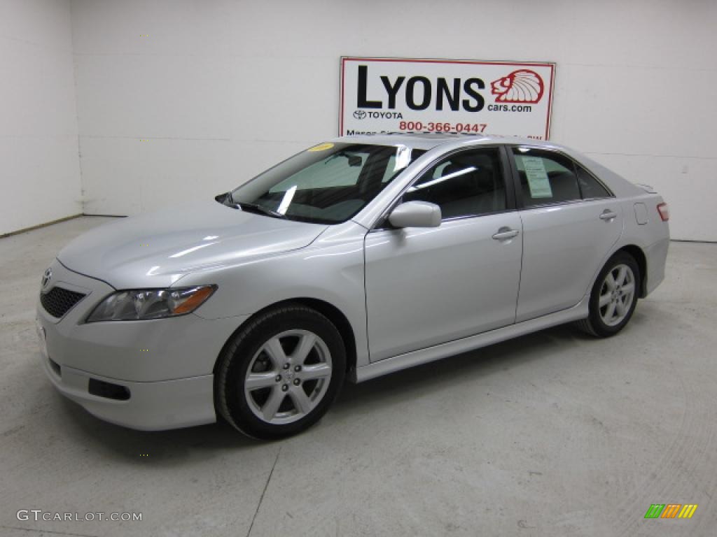 2008 Camry SE V6 - Classic Silver Metallic / Dark Charcoal photo #29