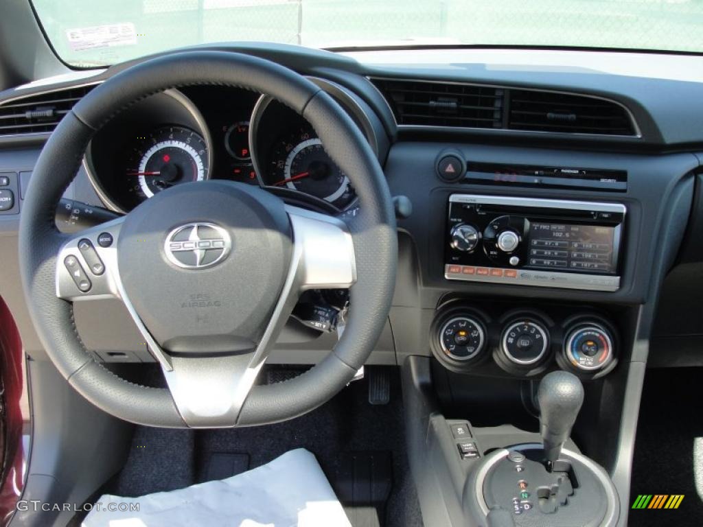 2011 Scion tC Standard tC Model Dark Charcoal Dashboard Photo #48603955