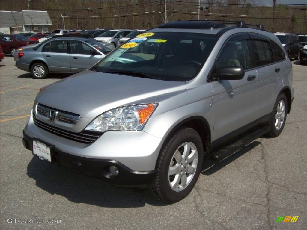 2009 CR-V EX 4WD - Alabaster Silver Metallic / Gray photo #23