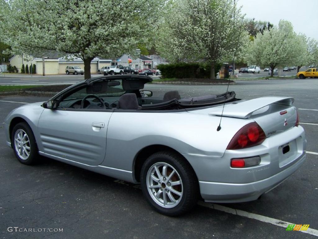 Sterling Silver Metallic 2001 Mitsubishi Eclipse Spyder GS Exterior Photo #48604889