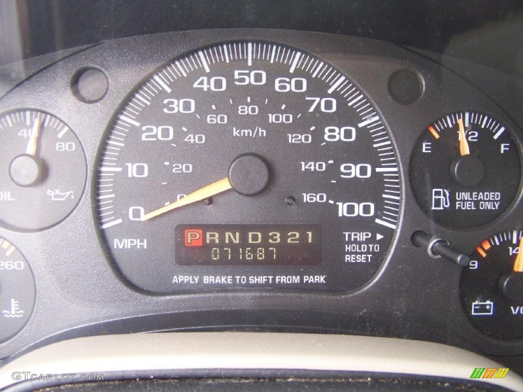 2004 Chevrolet Astro LS AWD Passenger Van Gauges Photo #48605198