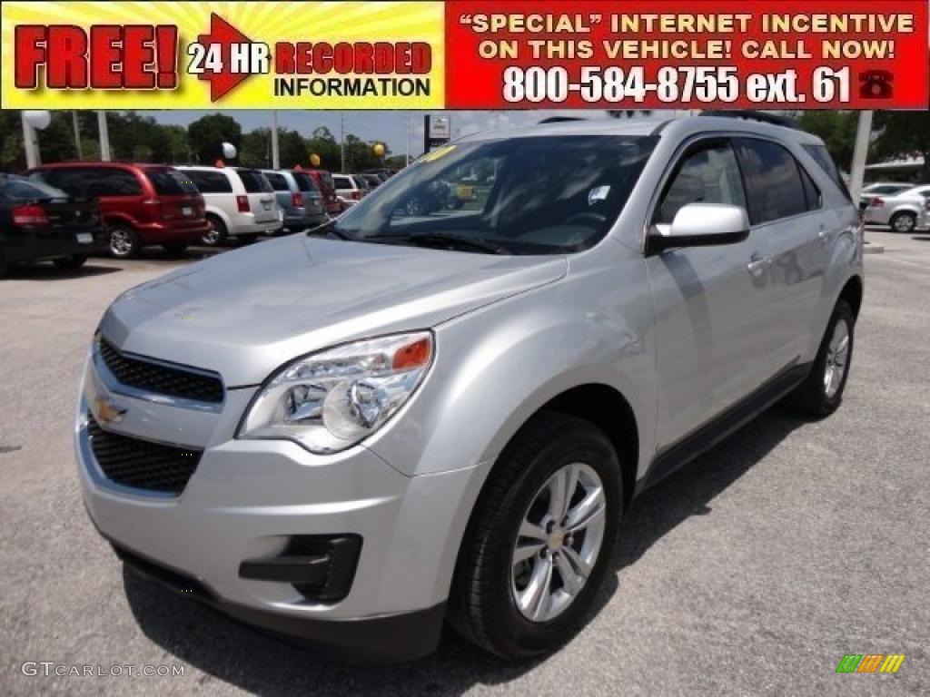 2010 Equinox LT - Silver Ice Metallic / Jet Black/Light Titanium photo #1