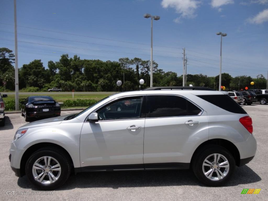 2010 Equinox LT - Silver Ice Metallic / Jet Black/Light Titanium photo #2
