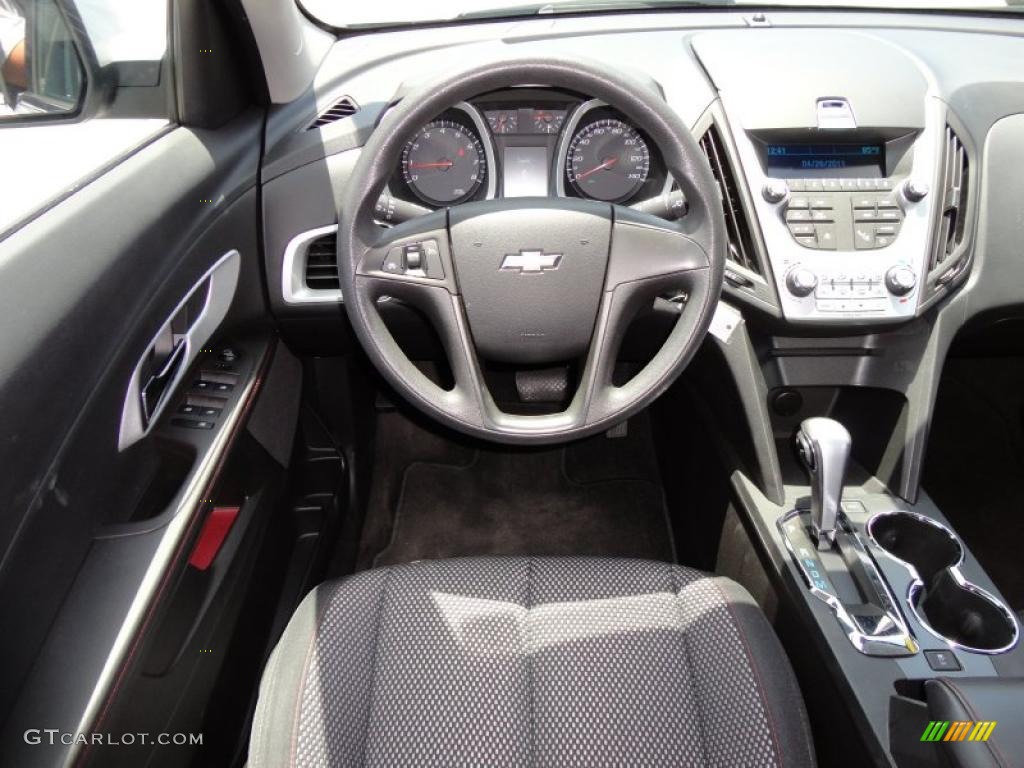 2010 Equinox LT - Silver Ice Metallic / Jet Black/Light Titanium photo #9