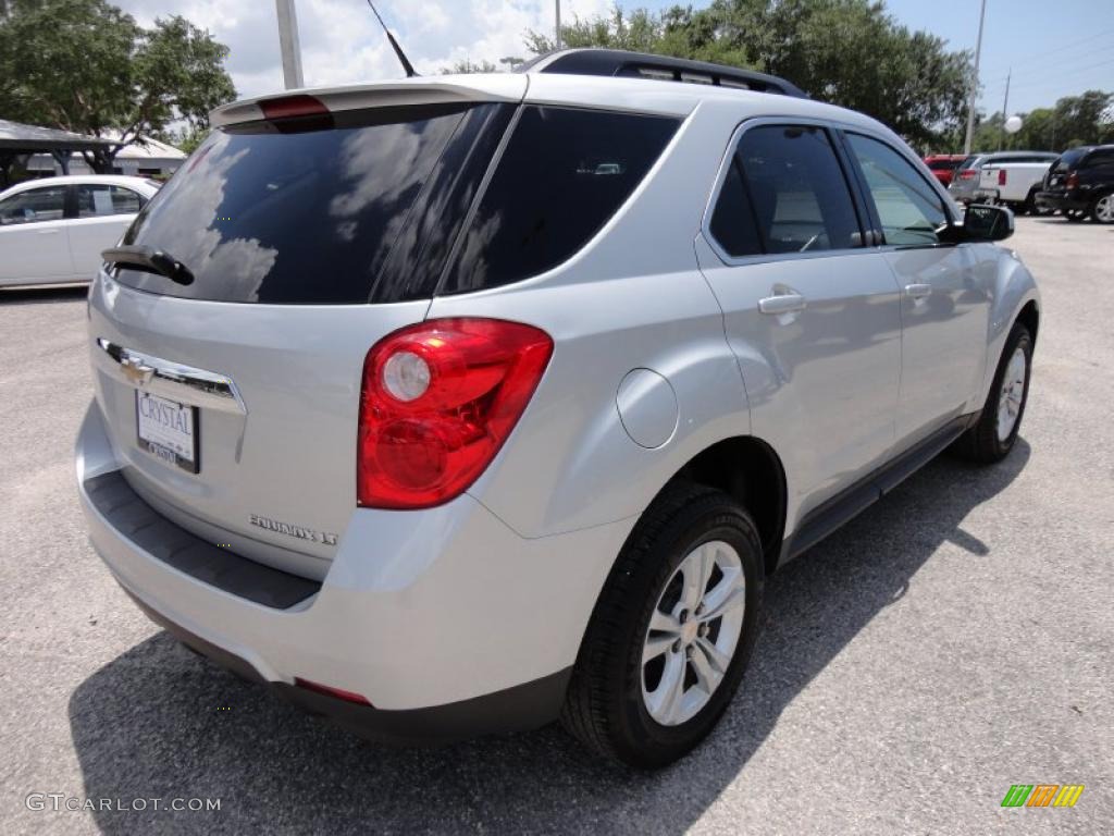 2010 Equinox LT - Silver Ice Metallic / Jet Black/Light Titanium photo #12