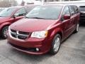 2011 Deep Cherry Red Crystal Pearl Dodge Grand Caravan Crew  photo #1