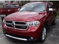 2011 Inferno Red Crystal Pearl Dodge Durango Crew Lux 4x4  photo #1