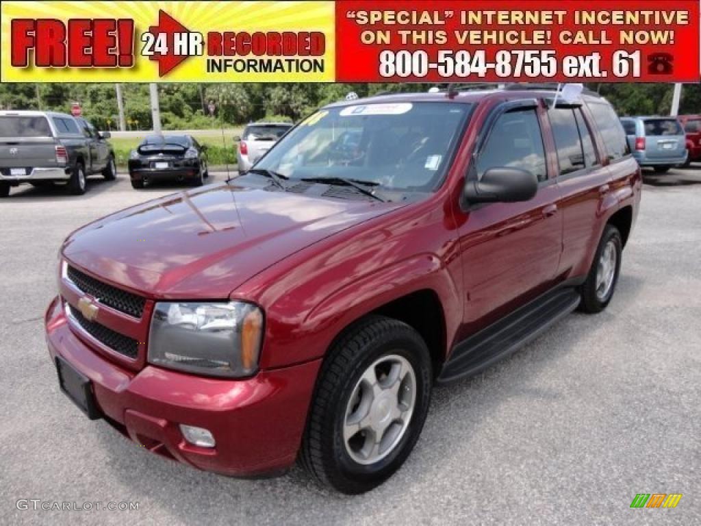 2008 TrailBlazer LT - Red Jewel / Ebony photo #1