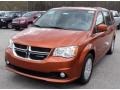 Mango Tango Pearl 2011 Dodge Grand Caravan Crew Exterior