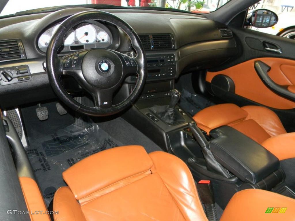 Cinnamon Interior 2002 BMW M3 Coupe Photo #48606833