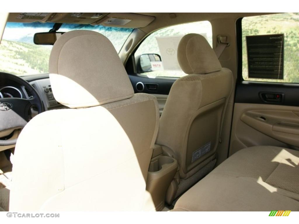 Sand Beige Interior 2011 Toyota Tacoma V6 SR5 Double Cab 4x4 Photo #48609914
