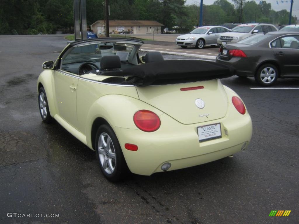 Mellow Yellow 2005 Volkswagen New Beetle GLS 1.8T Convertible Exterior Photo #48611000