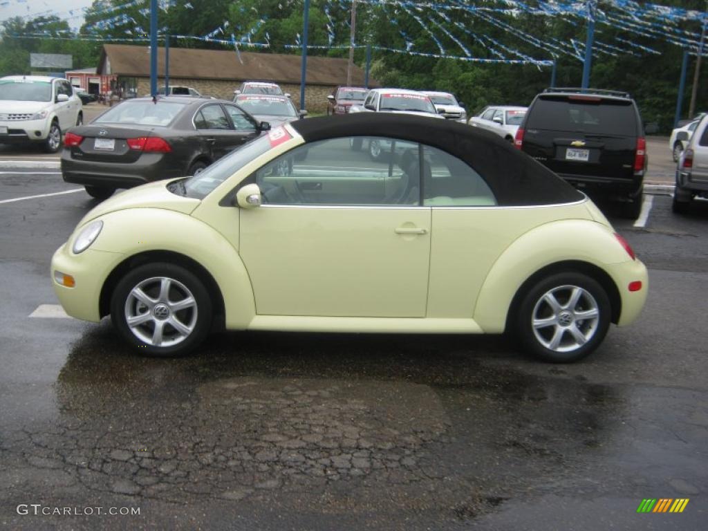 Mellow Yellow 2005 Volkswagen New Beetle GLS 1.8T Convertible Exterior Photo #48611351