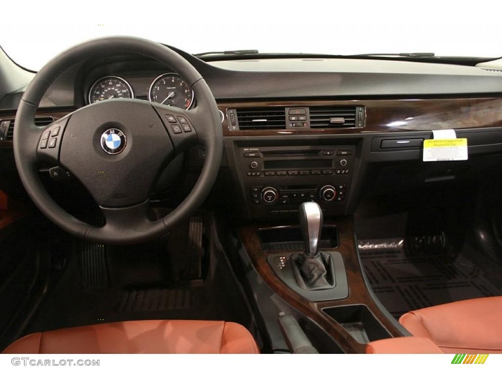 2011 BMW 3 Series 328i xDrive Sedan Chestnut Brown Dakota Leather Dashboard Photo #48612158